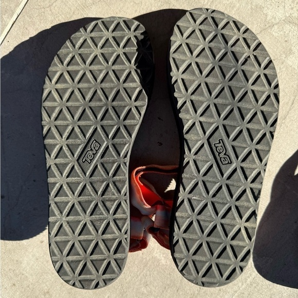 Teva Midform Original orange red -color women’s  Sandals 9 - Picture 5 of 5